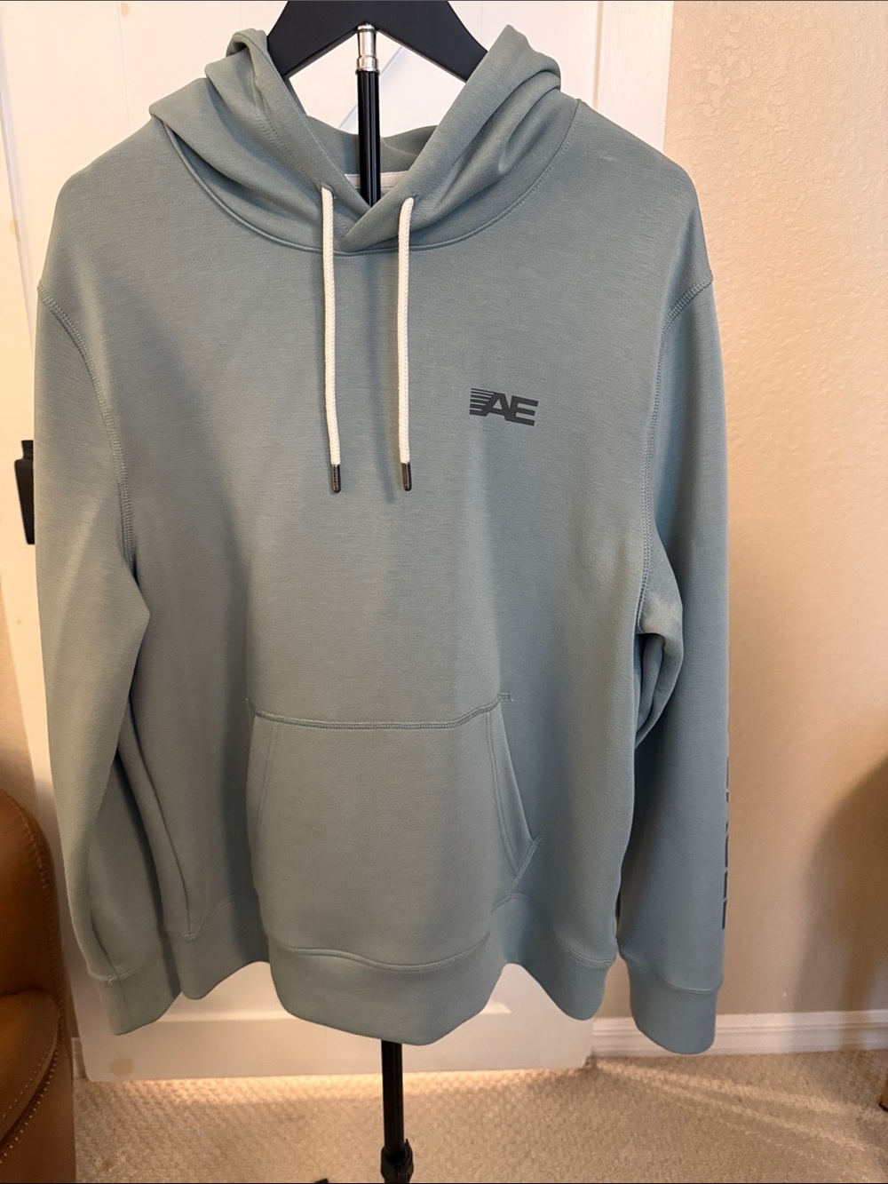American Eagle Outfitters Sage Green Pullover Hoodie